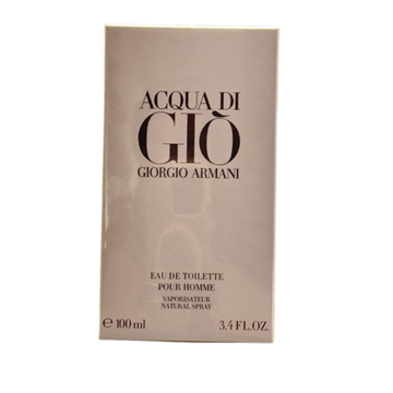 Giorgio Armani Acqua di Giò Eau de Toilette for Men 100ml / 3.4 fl oz – Natural Spray