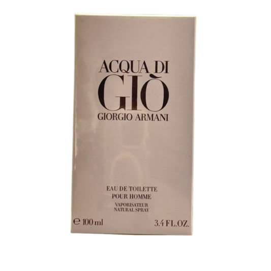 Giorgio Armani Acqua di Giò Eau de Toilette for Men 100ml / 3.4 fl oz – Natural Spray